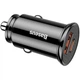 Автомобильное зарядное устройство Baseus Circular Plastic PD3.0 QC 4.0 + 30W USB + Type-C (CCALL-YS01) Black [67977] - изображение 2