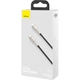 Кабель Baseus Cafule Metal Type-C to Lightning PD 20W 2m Black (CATLJK-B01) [71405] [71405 - зображення 4