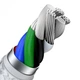 Кабель Baseus Cafule Metal Type-C to Lightning PD 20W 2m White (CATLJK-B02) [71406] - зображення 5