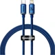 Кабель Baseus Crystal Shine Series Type-C to Lightning 20W 1.2m Blue (CAJY000203) [71412] - изображение 1