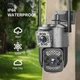 Вулична камера відеоспостереження з двома лінзами SC03 V380pro 4G Камера відеоспостереження з додатком на смартфон для дому - зображення 4