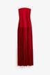 Платье-бандо H&M 1239043002c68 L красное (100014383) - изображение 1