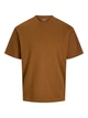 Футболка з бавовни оверсайз Jack & Jones 12254412c69 L світло-коричнева (100015037) - зображення 3