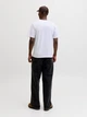 Футболка из хлопка оверсайз Jack & Jones 12278787c69 L белая (100014922) - изображение 2