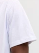 Футболка из хлопка оверсайз Jack & Jones 12278787c69 L белая (100014922) - изображение 7