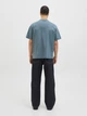 Футболка из хлопка оверсайз Jack & Jones 12254412c69 XS синяя (100014875) - изображение 2