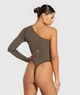 Спортивне боді Gymshark b8a5ec68 M коричневе (100014244) - зображення 2