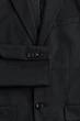 Піджак regular fit H&M 929432003c67 44 чорний (100013725) - зображення 3