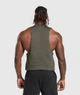 Майка спортивна з бавовни Gymshark a5a4wc68 XS хакі (100014341) - зображення 2