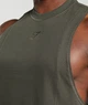 Майка спортивна з бавовни Gymshark a5a4wc68 XS хакі (100014341) - зображення 4