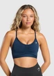 Спортивный топ Gymshark b2a7a4c58 S темно-синий (100014209) - изображение 1