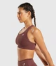 Спортивный топ Gymshark b2a7cc68 XL коричневый (100014240) - изображение 3