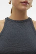 Майка з бавовни Vero moda 10320291c64 M сіра (100013325) - зображення 2