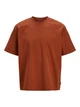 Футболка из хлопка оверсайз Jack & Jones 12254412c69 L коричневая (100015035) - изображение 3