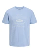 Футболка из хлопка Jack & Jones 12274966c69 XXL голубая (100015054) - изображение 3