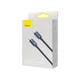 Кабель Baseus Crystal Shine Series Type-C to Lightning 20W 2m Black (CAJY000301) [83467]. - зображення 4