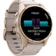 Смарт-годинник Garmin Fenix 8 AMOLED Sapphire 43mm Soft Gold with Limestone Leather Band (010-02903-40) [115170] - зображення 3