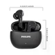Навушники Philips TAT1320 бездротові, швидке заряджання (Bluetooth 6.0, 28 годин автономності) black - зображення 8