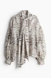 Блуза в принт H&M 1256476001c68 M комбинированная (100014374) - изображение 1