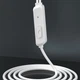 Słuchawki z mikrofonem Qoltec USB type C białe (50830) - obraz 3