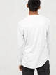 Лонгслів з бавовни long fit H&M 842761001c67 XXL білий (100013723) - зображення 2