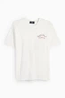 Футболка из хлопка relaxed C&A 2236132c61 XL белая (100013352) - изображение 3