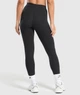 Спортивні легінси з бавовни Gymshark b6a7qc68 M чорні (100014272) - зображення 5