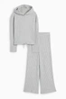 Костюм в рубчик (худи, брюки) C&A 2233336c67 128см серый (100013557) - изображение 5