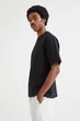 Футболка з бавовни Loose fit H&M 608945002c68 S чорна (100014427) - зображення 2