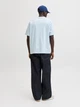 Футболка из хлопка оверсайз Jack & Jones 12254412c69 S голубая (100014872) - изображение 2