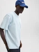 Футболка из хлопка оверсайз Jack & Jones 12254412c69 S голубая (100014872) - изображение 7