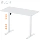 Стол геймерский ITech MT12BW White компьютерный 1200x600мм регулировка высоты - изображение 1