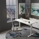 Стол геймерский ITech MT12BW White компьютерный 1200x600мм регулировка высоты - изображение 2