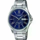 Мужские часы Casio MTP-1384D-2A синие 30 м - изображение 1