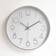 Настінний годинник безшумний Losso Premium Silver CW-30 - Білий - зображення 10