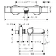 Hansgrohe Ecostat Comfort Термостат для ванни, чорний матовий (13114670) - зображення 2