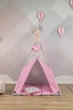 Палатка-Вигвам Звездочки-пряники 110х110х180см розовая WIGWAMHOME - изображение 4
