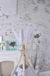 Палатка-Вигвам WIGWAMHOME Динозавры 110х110х180см светло-серая - изображение 11