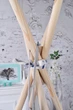 Палатка-Вигвам WIGWAMHOME Динозавры 110х110х180см светло-серая - изображение 12