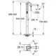 Grohe Eurocube Напольный смеситель для ванны, хром (23672001) - изображение 3