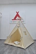 Большая Палатка-Вигвам для детей WIGWAMHOME "Лисички-Индейцы" 150х150х200см, бежевая - изображение 5