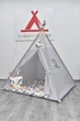 Большая Палатка-Вигвам WIGWAMHOME Перья 150х150х200см светло-серая - изображение 5