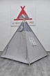 Велика Палатка-Вігвам для дітей WIGWAMHOME "Adventure" 150х150х200см, сіра - зображення 7