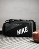 Спортивная сумка Nike ТР6702, черная с серым, дорожная сумка Nike, сумка для тренировок Nike - изображение 3