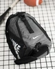 Спортивная сумка Nike ТР6702, черная с серым, дорожная сумка Nike, сумка для тренировок Nike - изображение 5