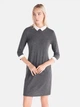 Платье короткое осеннее женское Colin's CL1065289ANM S Anthracite Melange (8683197791610) - изображение 1