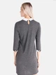 Платье короткое осеннее женское Colin's CL1065289ANM S Anthracite Melange (8683197791610) - изображение 2