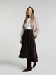 Юбка миди осенняя женская Colin's CL1075580DBR XS Dark Brown (8684112819723) - изображение 4