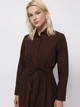 Платье-рубашка миди осеннее женское Colin's CL1075558BRW S Brown (8684112814636) - изображение 3