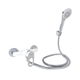 Змішувач для душу Latwa 010 (з душовим гарнітуром) (k40) LDLAT010WHI45426 White Lidz - изображение 1